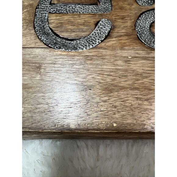 Mud Pie Cutting‎ Board Cheese Appetizer Charcuterie With Word EAT - Picture 4 of 11